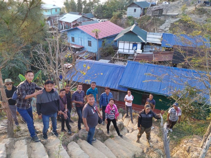 Longleng and Zunheboto team along with Wokha team at Chudi village during SPEED review programme.